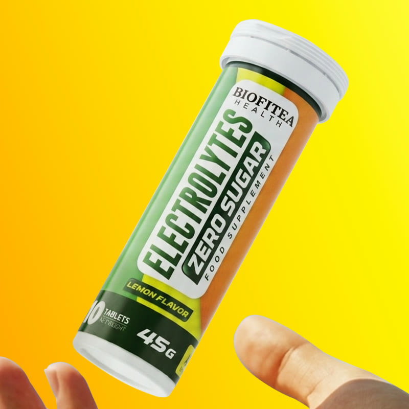 Biofitea Electrolytes zero sugar effervescent tube